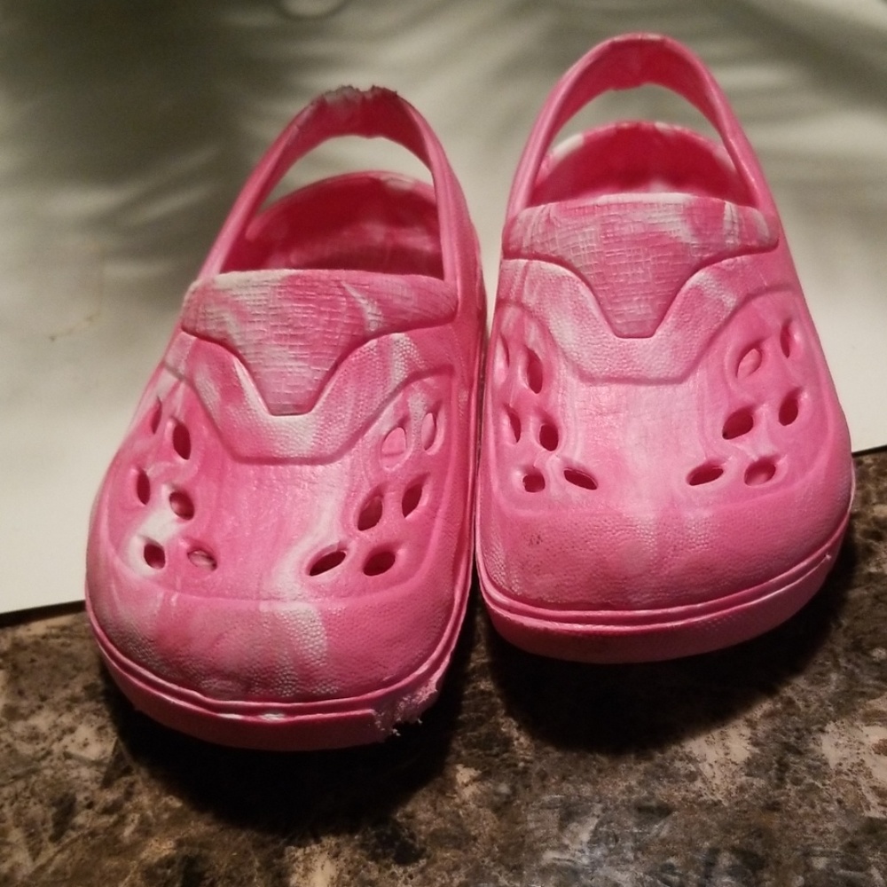 Pink shoes